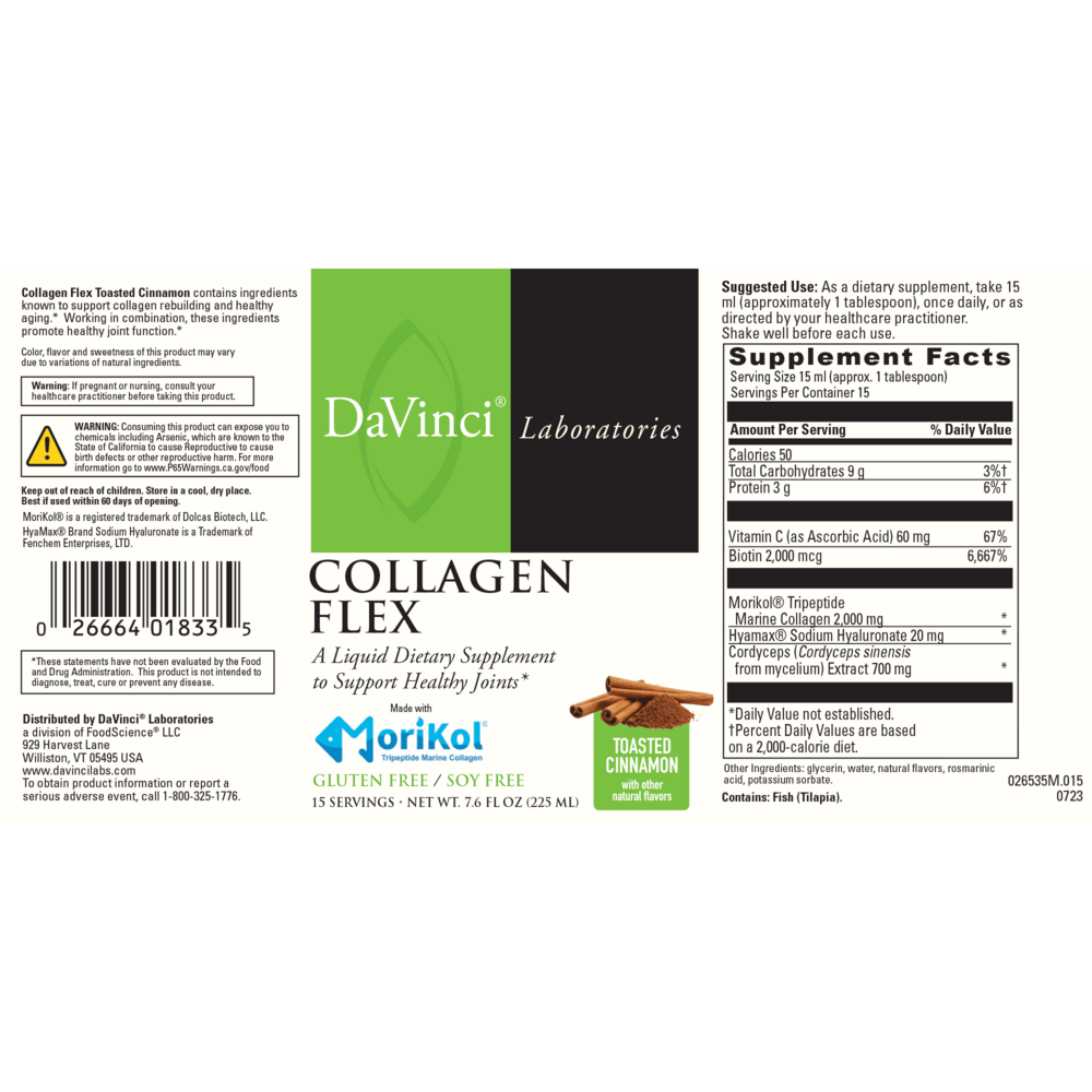 Collagen Flex, Toasted Cinnamon (California Only)