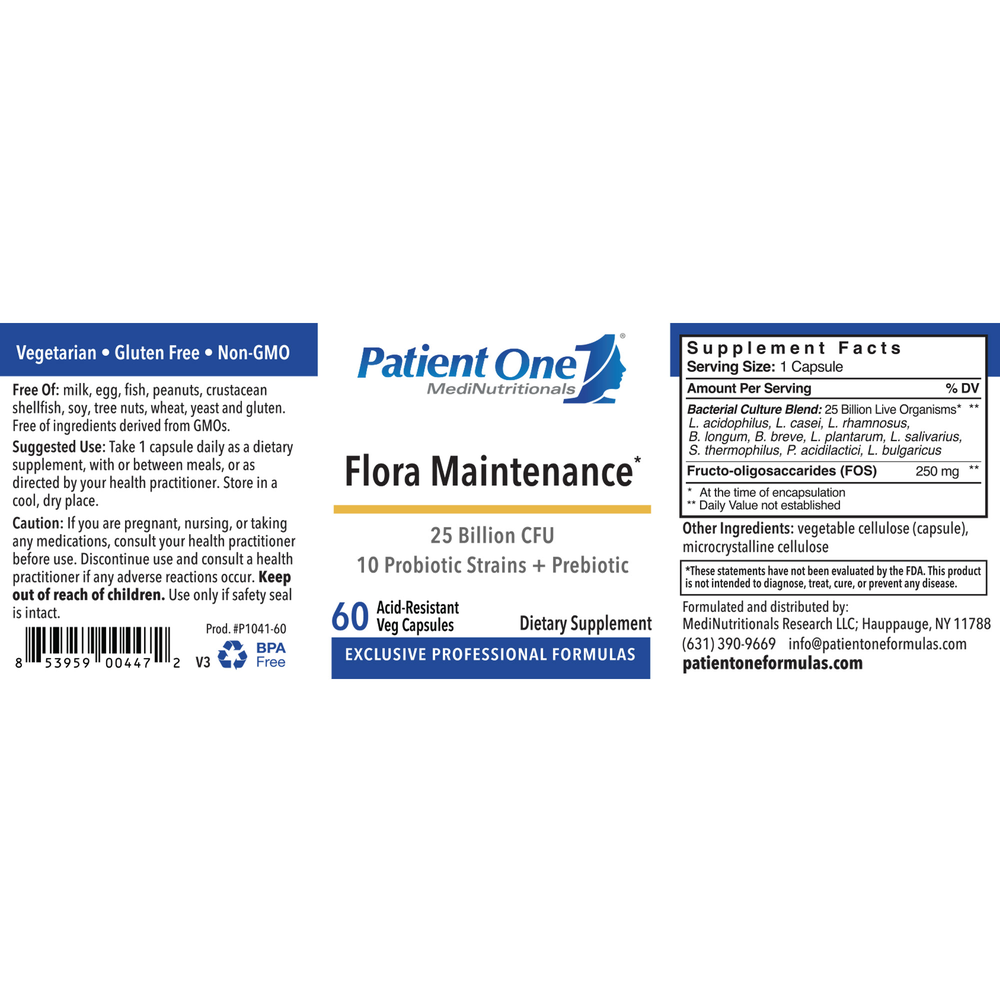 Flora Maintenance (25 Billion CFU)