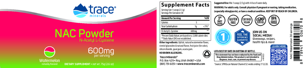 NAC Powder, Watermelon