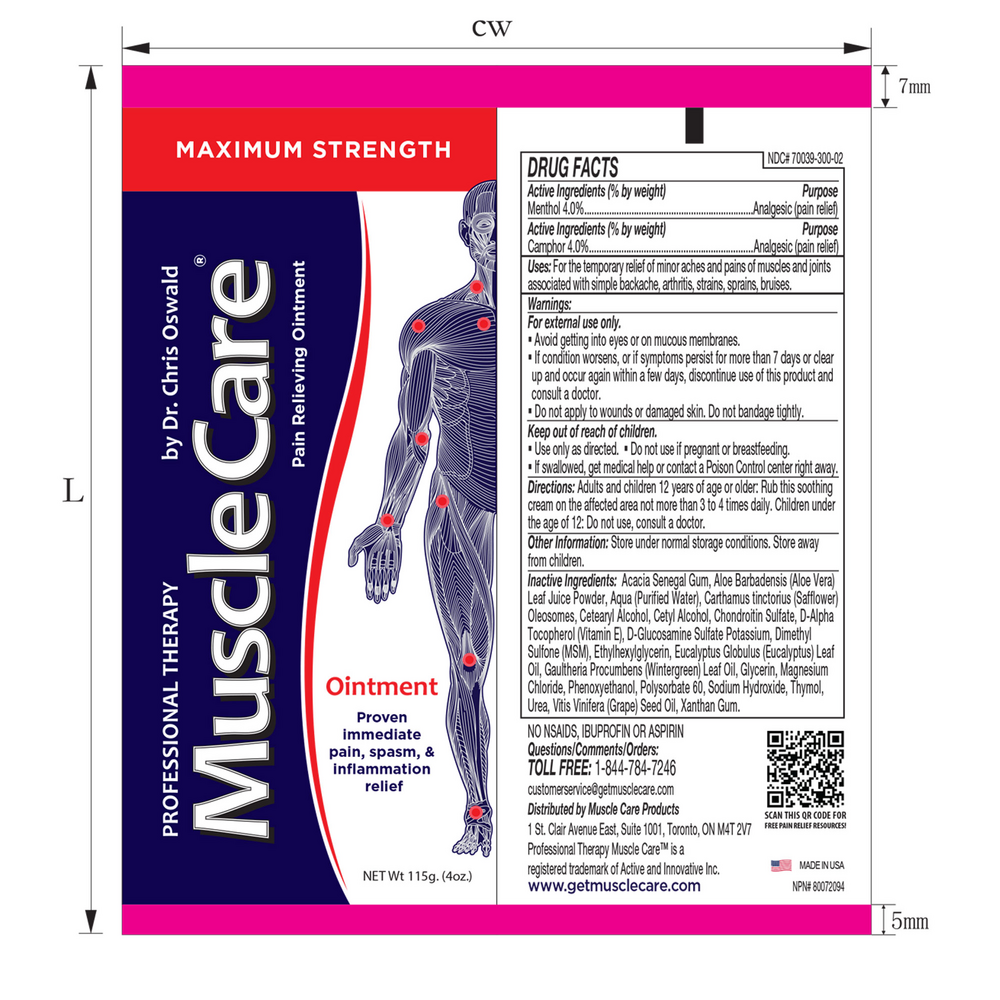 MuscleCare Pain Relieving Ointment