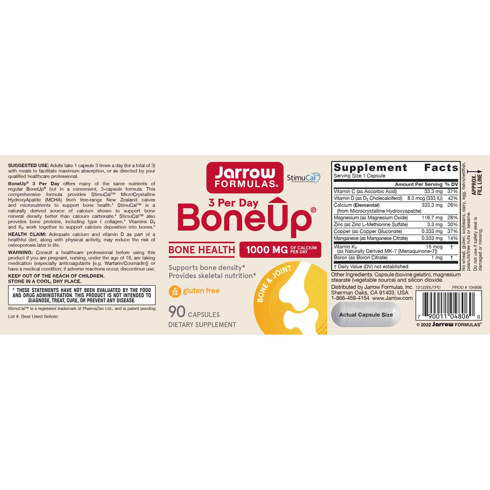 BoneUp® Three Per Day