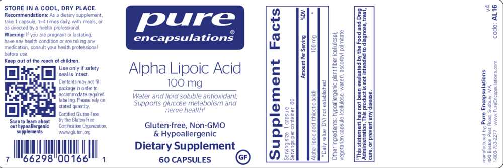 Alpha Lipoic Acid 100mg