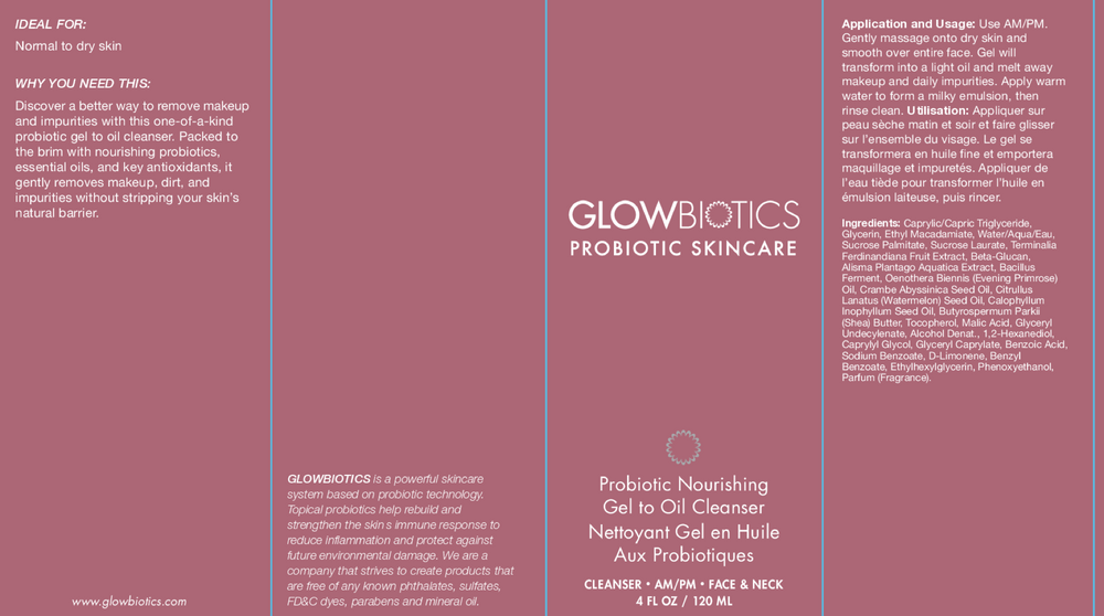 Probiotic Nourishing Gel to Oil Cleanser