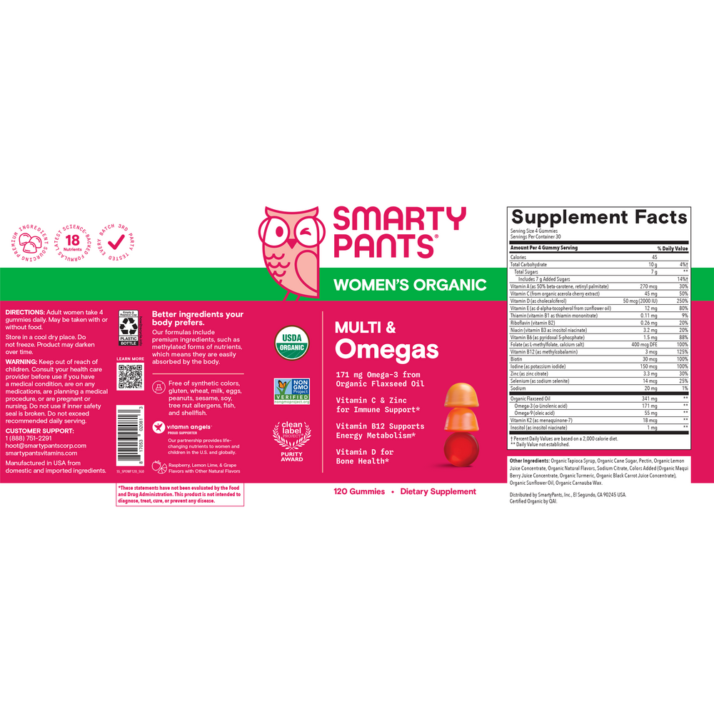 SmartyPants Organics Women's Complete