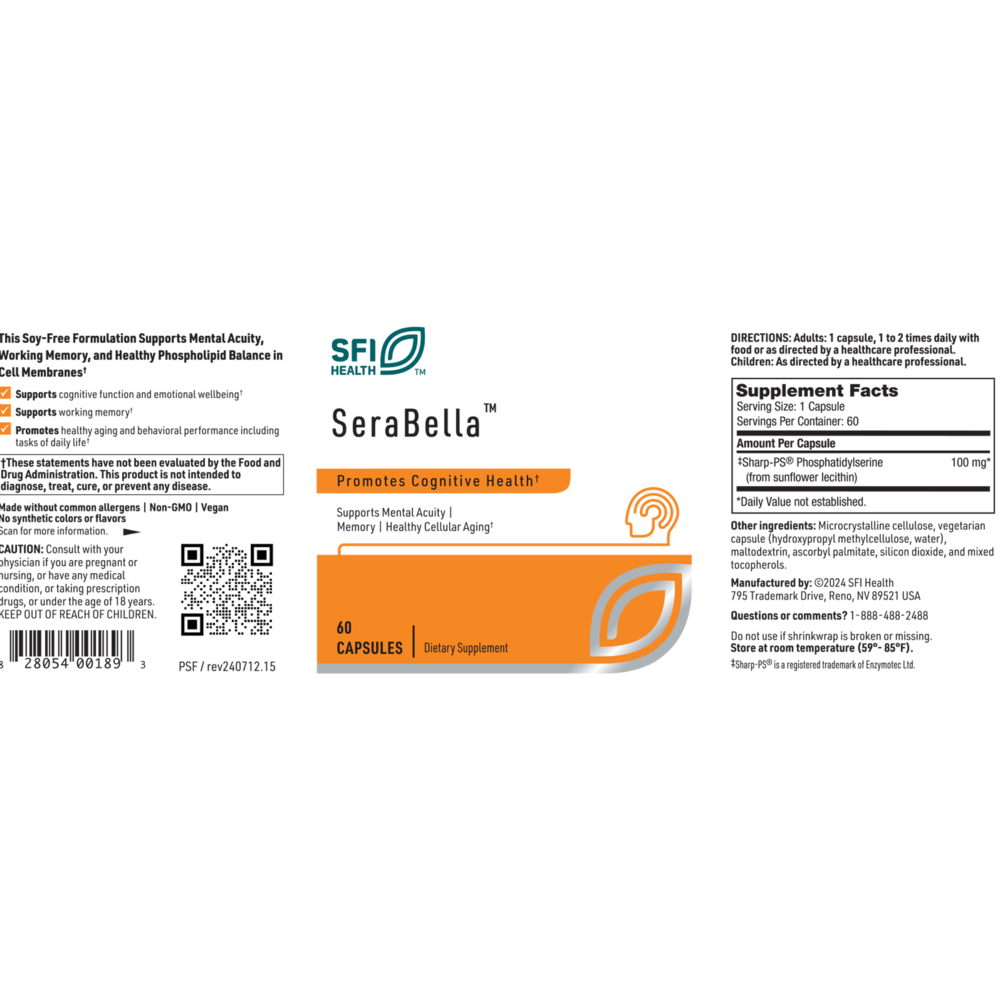 SeraBella (Phosphatidyl Serine SF)