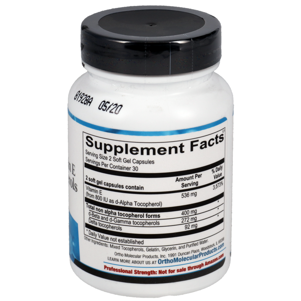 Natural Vitamin E Mixed Tocopherols