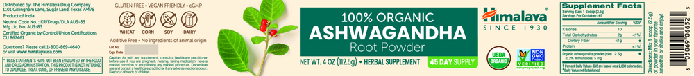 Organic Ashwagandha Root Powder