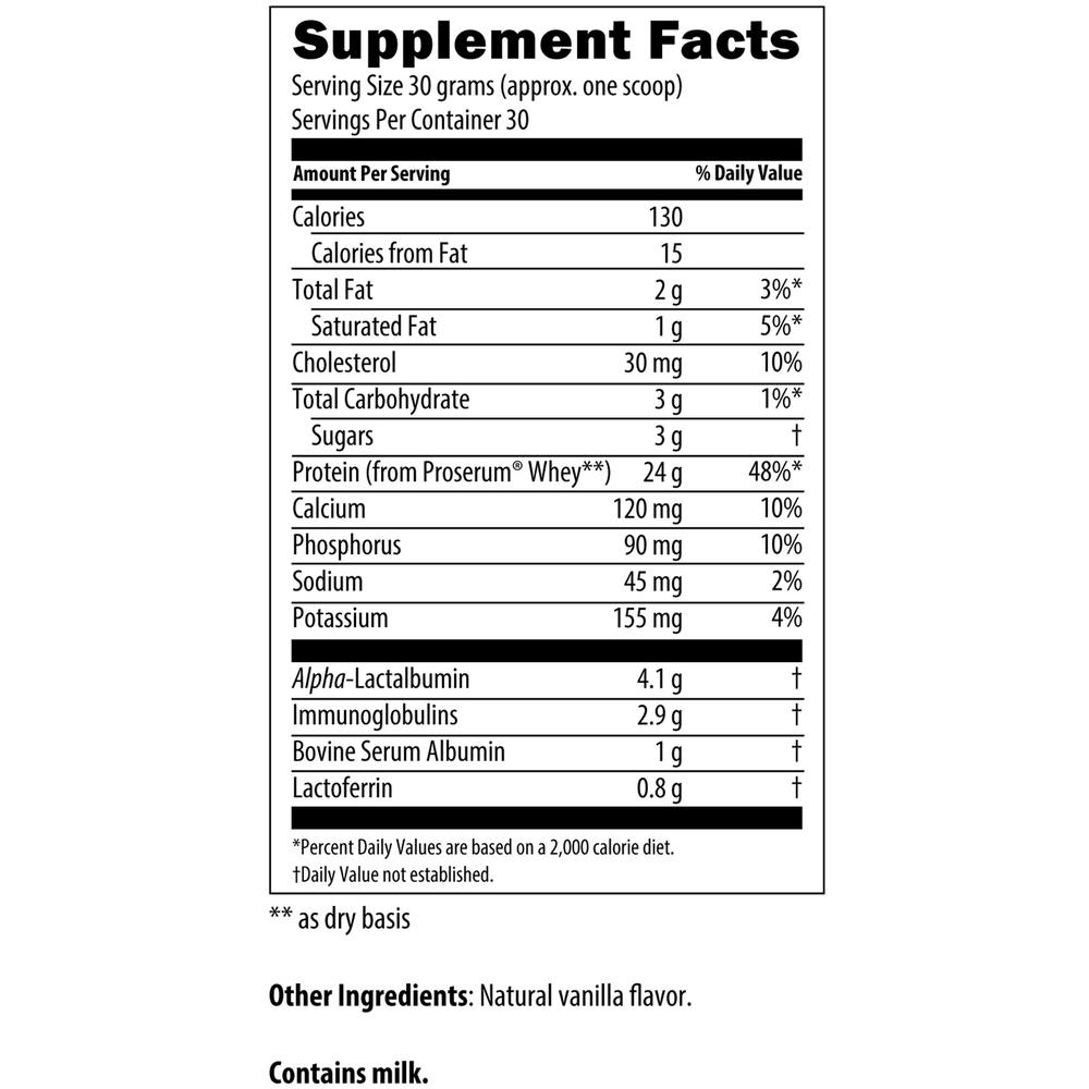 Whey Cool Vanilla Powder