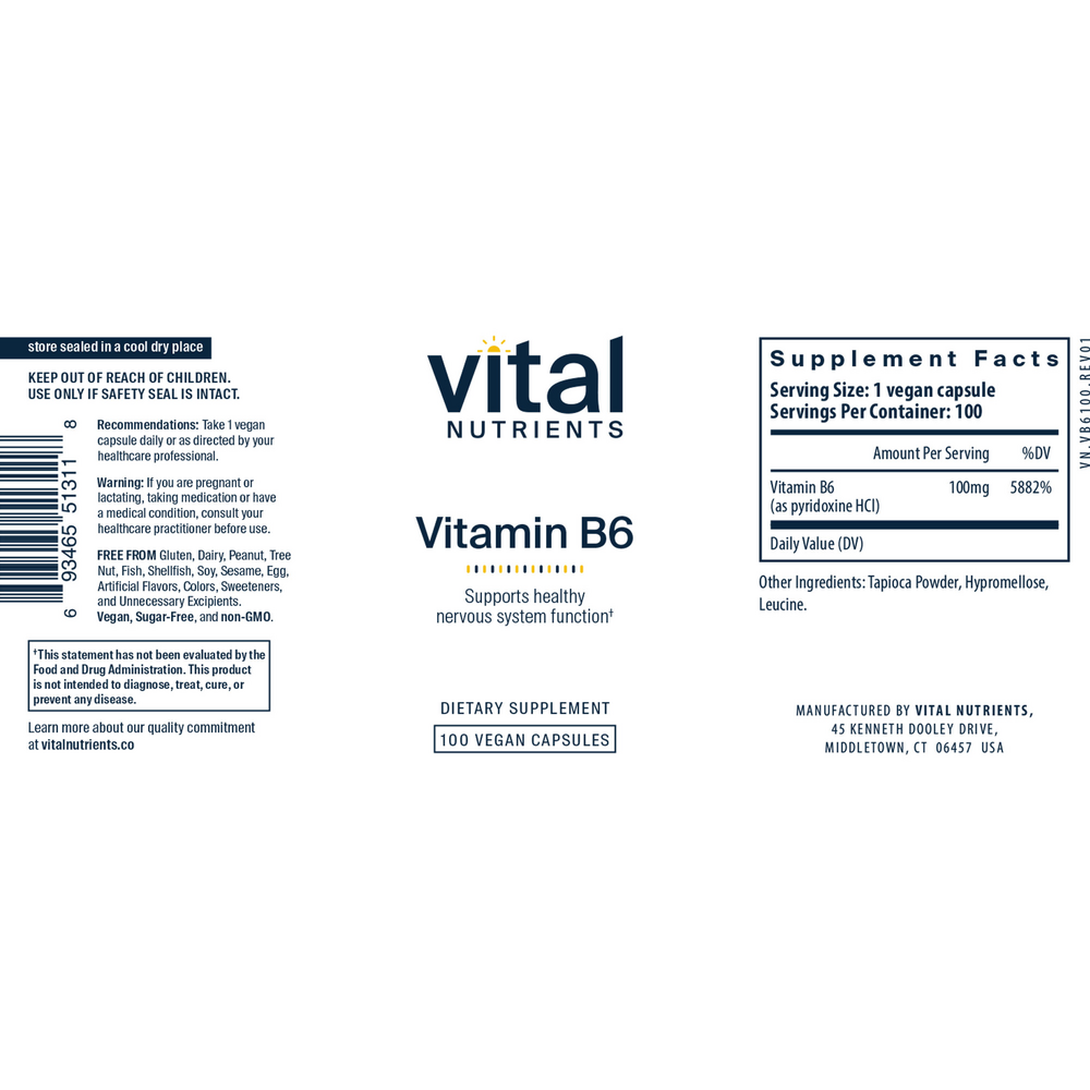 Vitamin B6 100mg