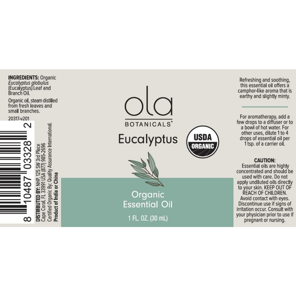 Organic Eucalyptus Essential Oil