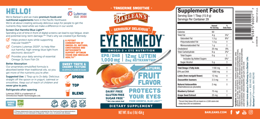 Eye Remedy Tangerine Swirl