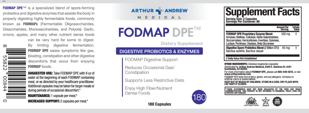 FODMAP DPE, Fermentable Food Intolerance Relief