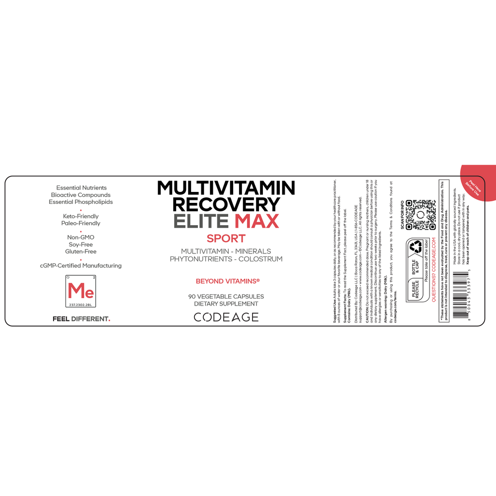 Multivitamin Recovery Elite Max