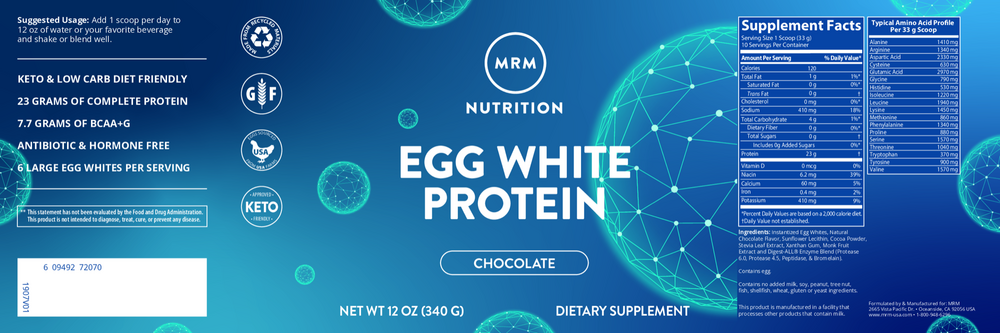 Egg White Protein - Chocolate