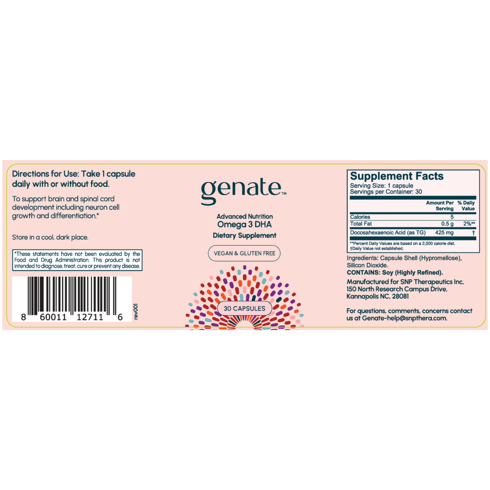 Advanced Nutrition Omega 3 DHA