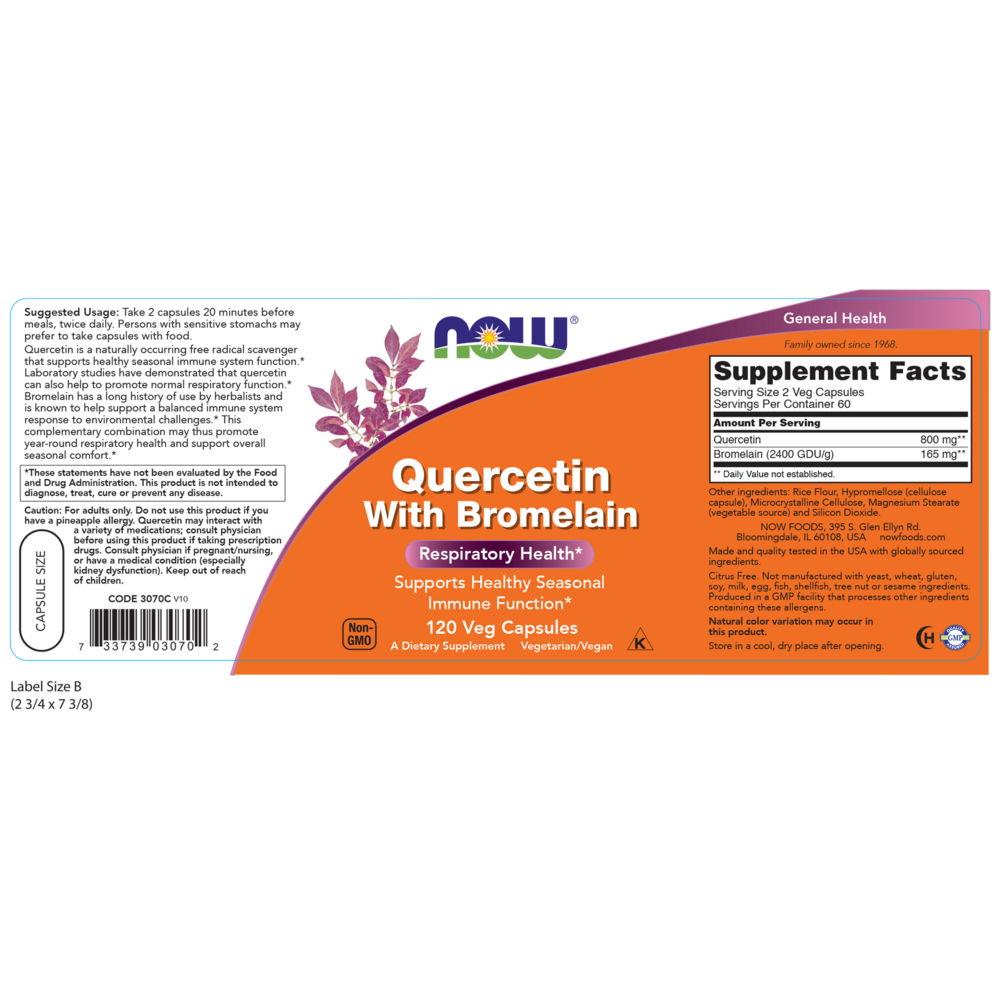 Quercetin w/Bromelain