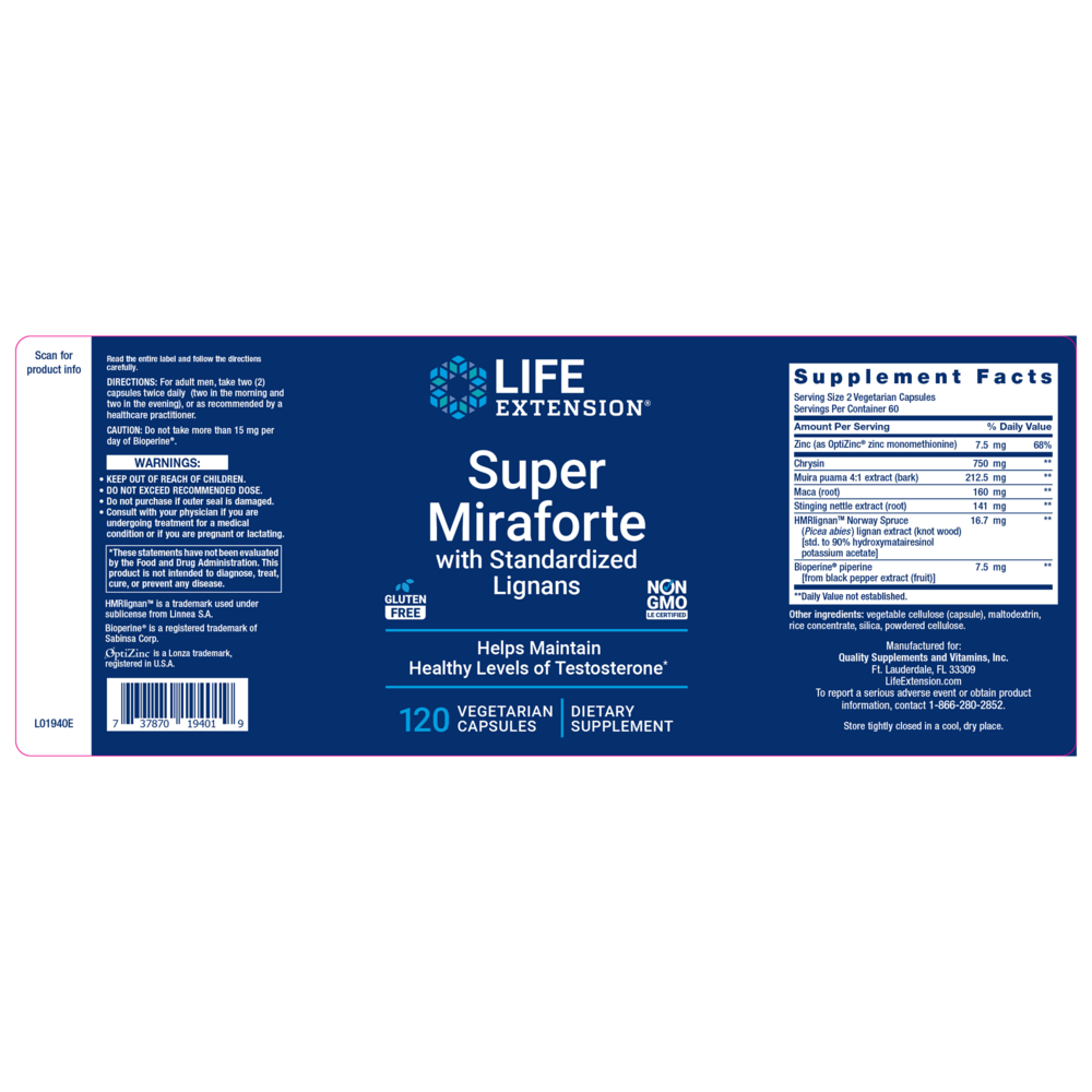 Super Miraforte with Standardized Lignans