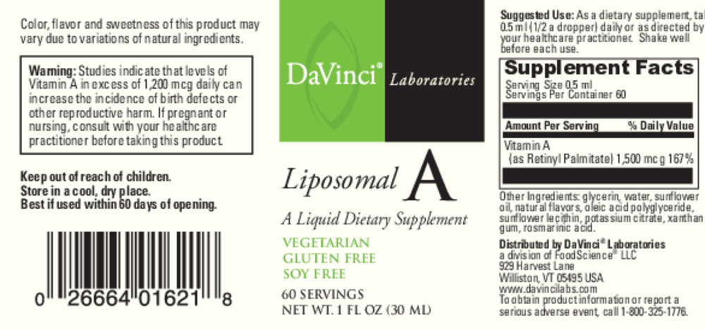 Liposomal A