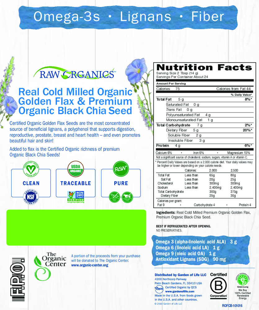 Raw Organics Flax and Chia Blend