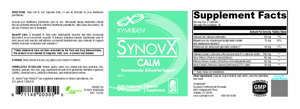 SynovX Calm