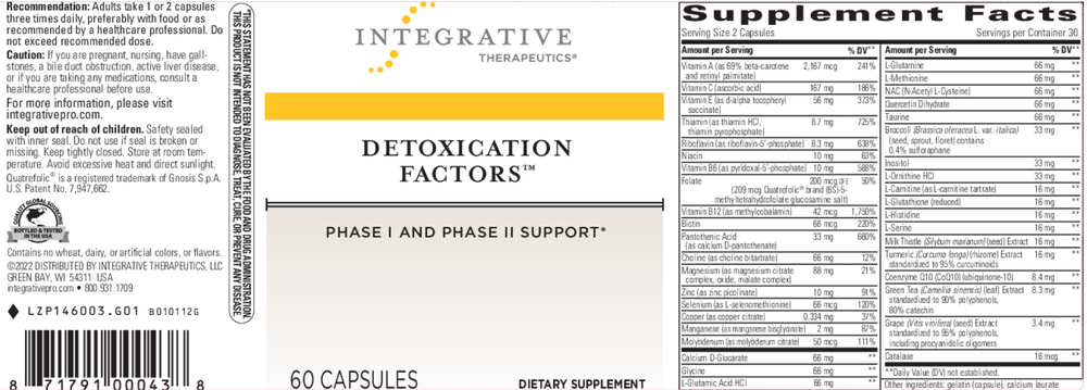 Detoxication Factors™
