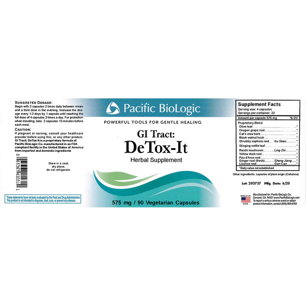 GI Tract: DeTox-it