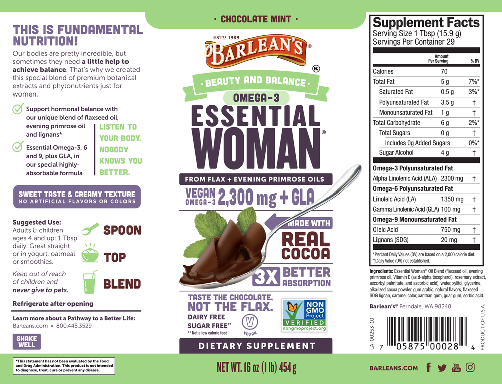 Seriously Delicious Chocolate Mint Essential Woman