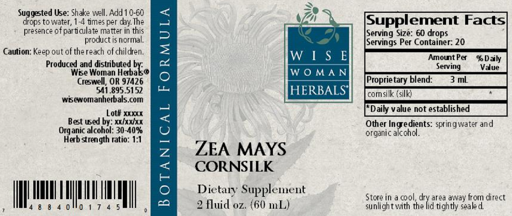 Zea mays - cornsilk