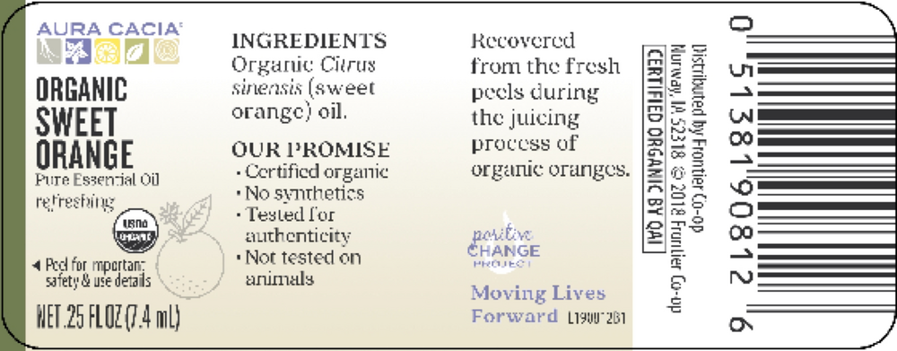 Orange, Sweet Organic Ess Oil