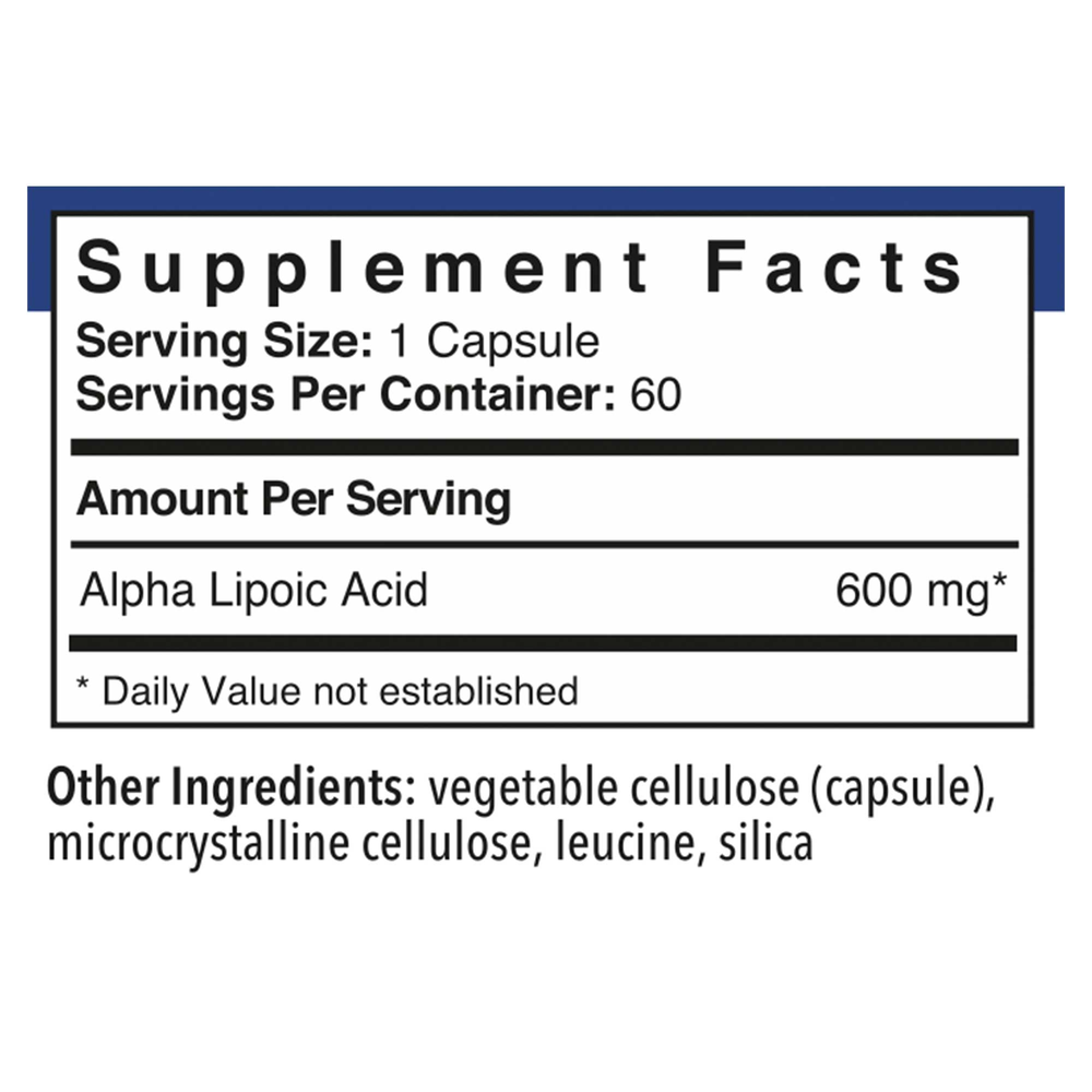 Alpha Lipoic Acid 600mg
