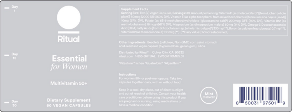 Essential for Women Multivitamin 50+