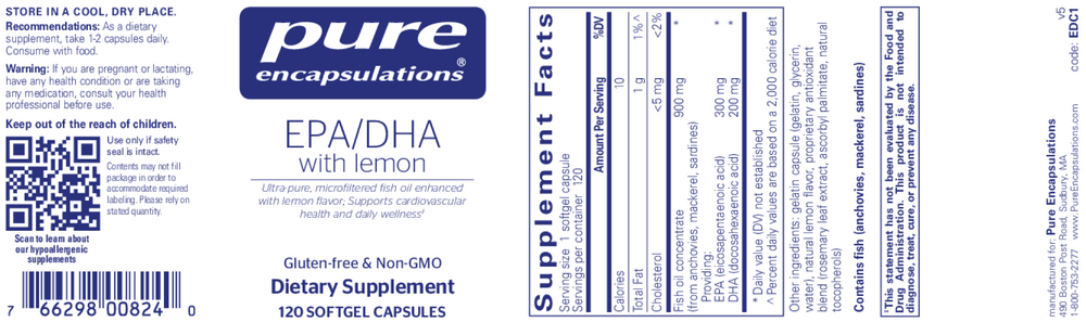 EPA/DHA With Lemon