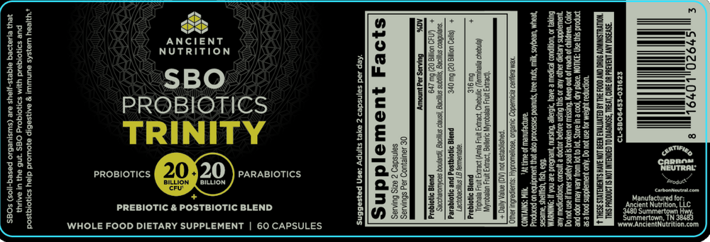 SBO Probiotic - Trinity