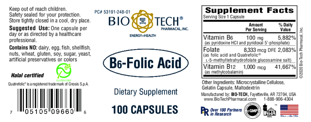 B-6 Folic Acid