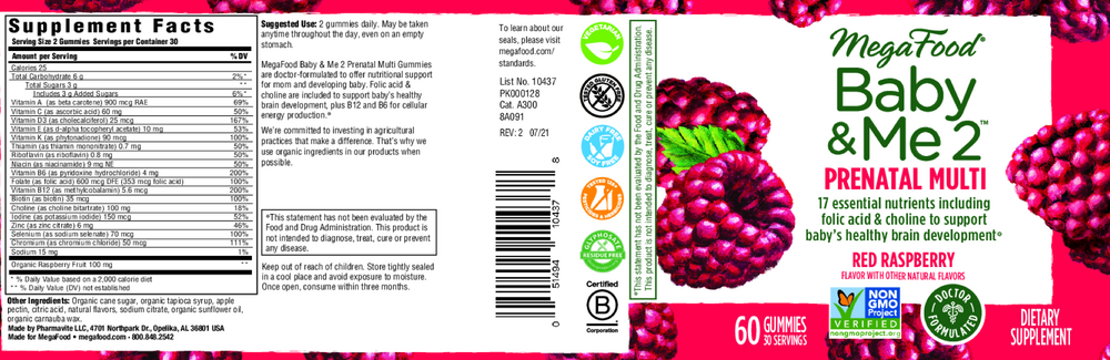 Baby & Me 2™ Prenatal Multi Gummies