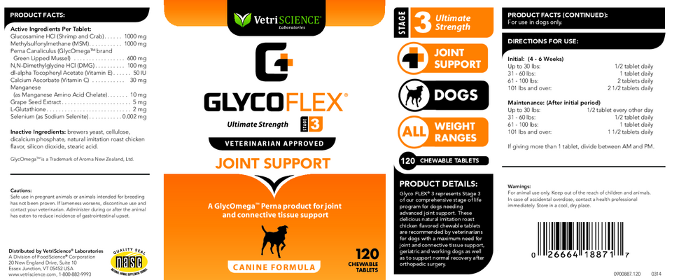 Glyco-Flex III Chewable