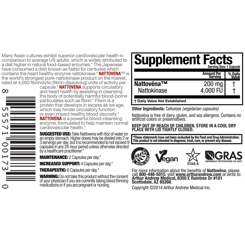 Nattovena 4,000 FU/cap