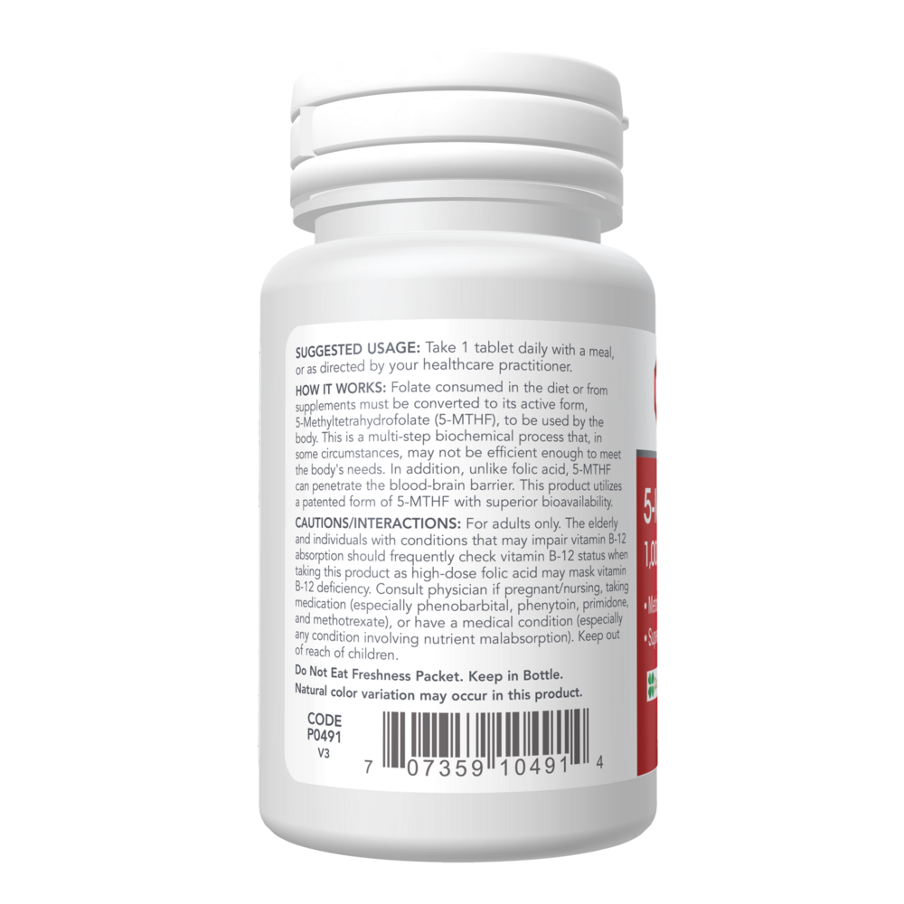 5-Methyl Folate 1,000mcg