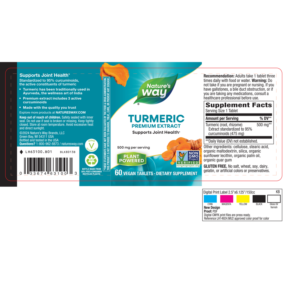 Turmeric Standardized 450mg