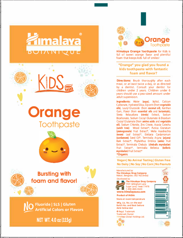 Kids Toothpaste Orange