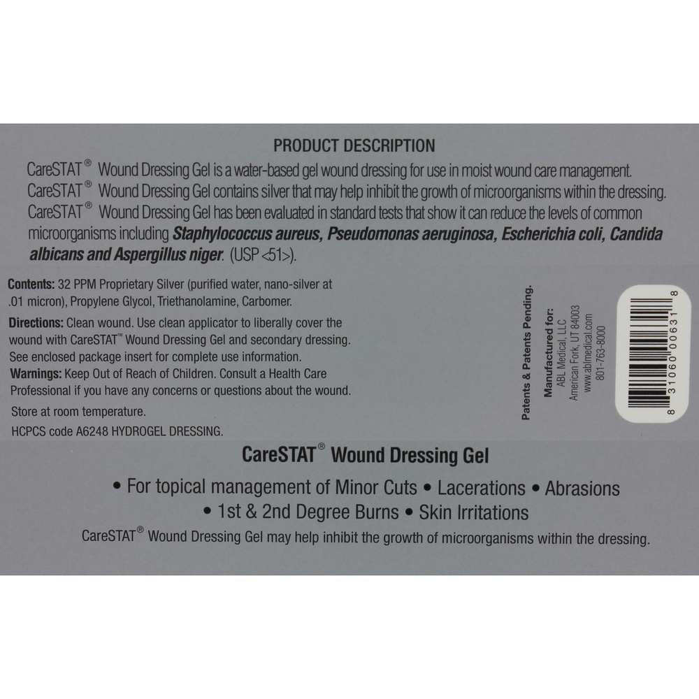 CareStat Wound Dressing Gel