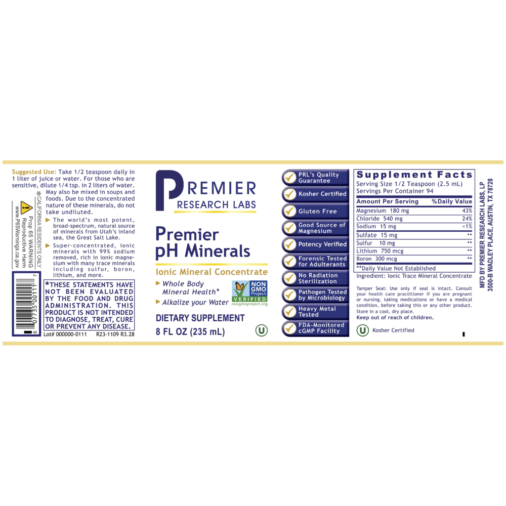 Premier pH Minerals