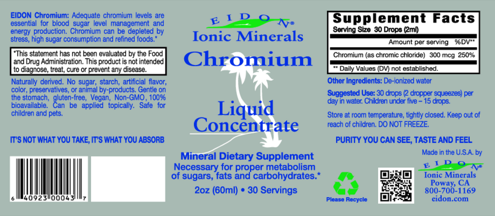 Eidon Ionic Minerals - Chromium