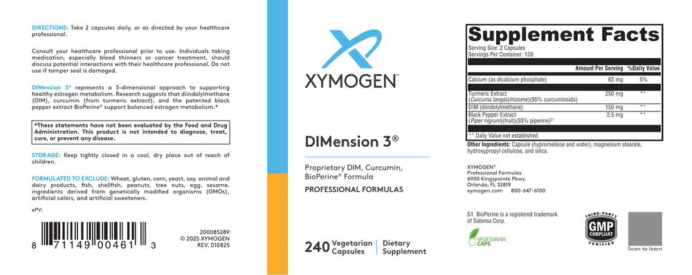 DIMension 3 Turmeric Extract