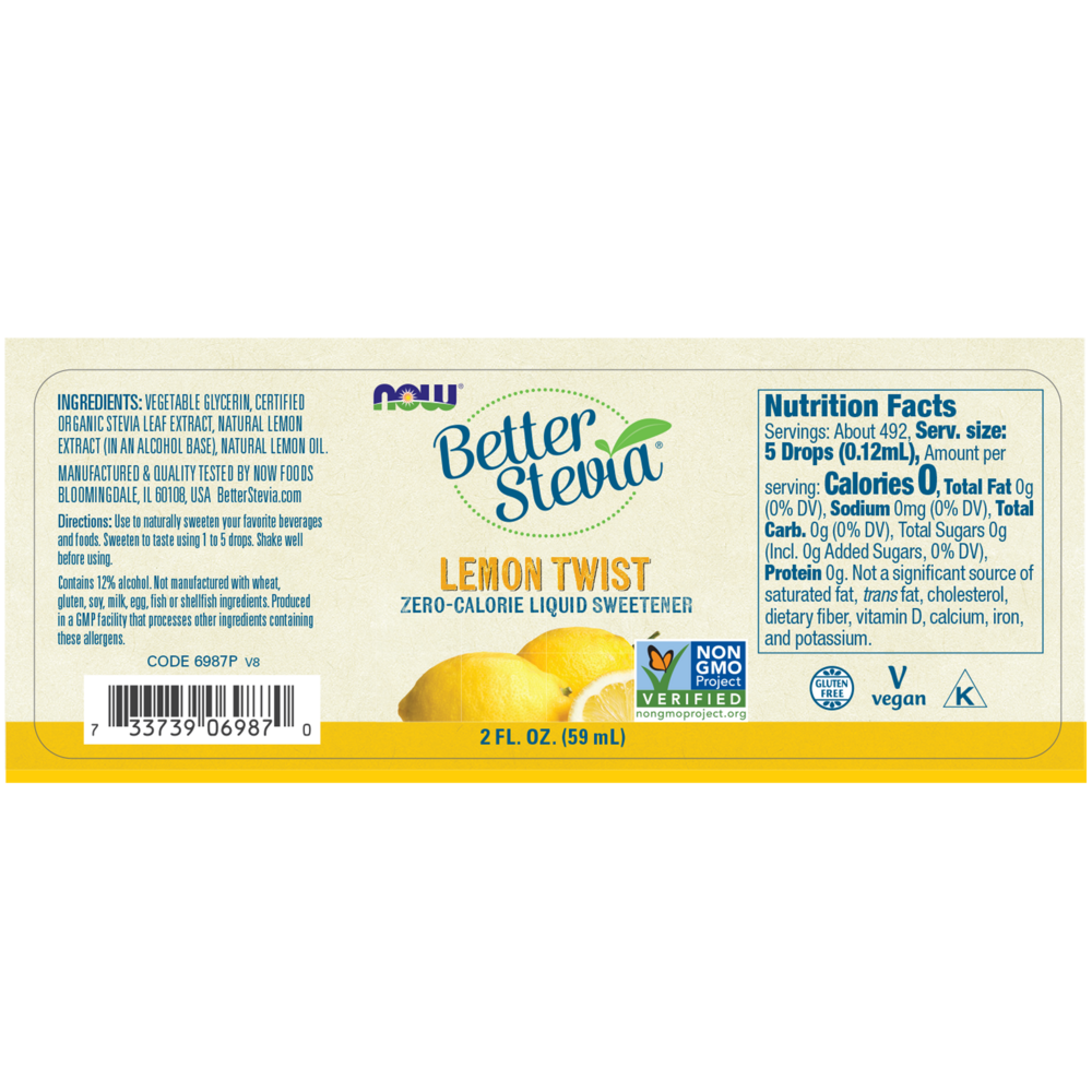 Better Stevia Lemon Twist