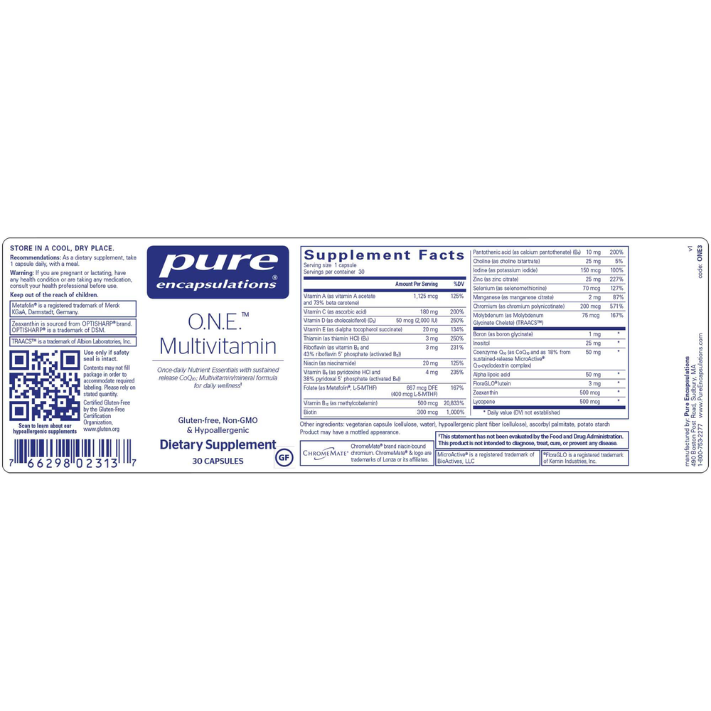 O.N.E. Multivitamin