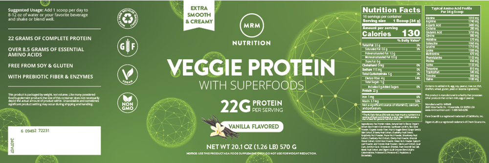 Veggie Protein Vanilla