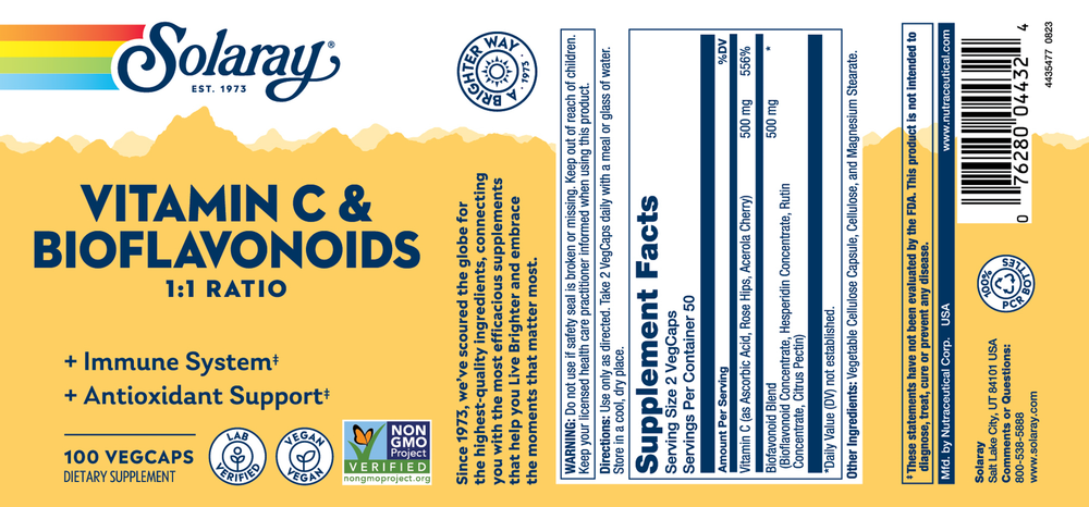 Vitamin C Bioflavonoids 1:1