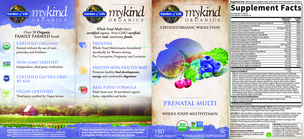 Mykind Organics Prenatal Multi