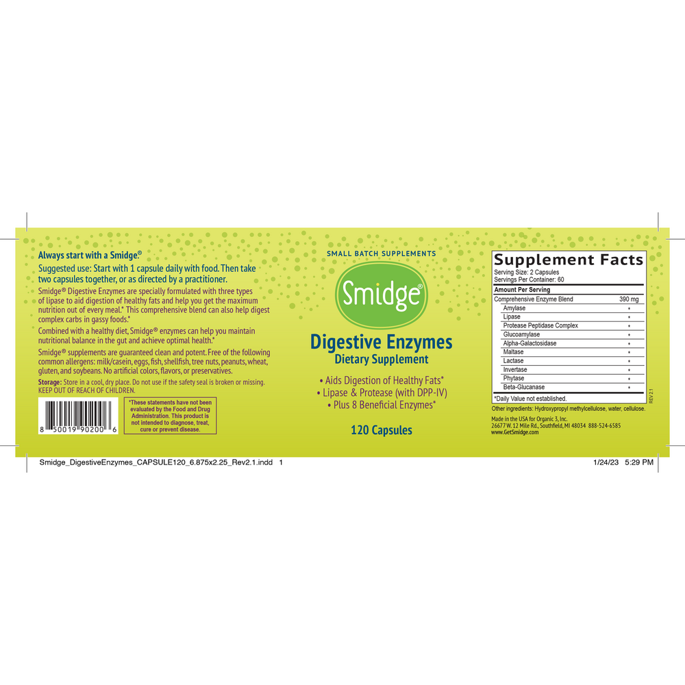 Smidge® Digestive Enzymes